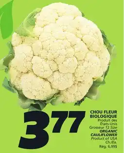 IGA ORGANIC CAULIFLOWER offer