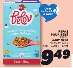 IGA BELOV BABY MEAL offer