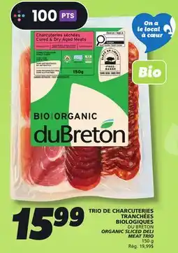 IGA DU BRETON ORGANIC SLICED DELI MEAT TRIO offer