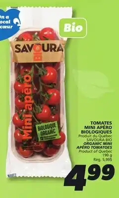 IGA SAVOURA BIO ORGANIC MINI APÉRO TOMATOES offer