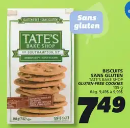 IGA TATE'S BAKE SHOP GLUTEN-FREE COOKIES offer