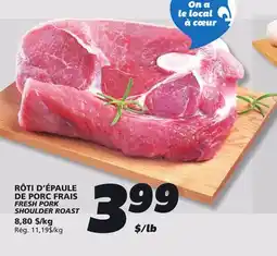 IGA FRESH PORK SHOULDER ROAST offer