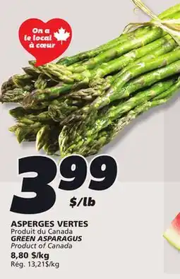 IGA GREEN ASPARAGUS offer