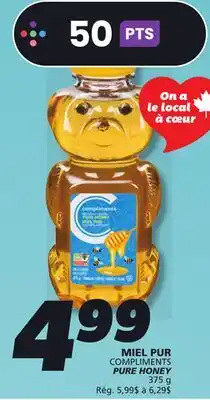 IGA COMPLIMENTS PURE HONEY offer