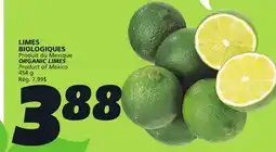 IGA ORGANIC LIMES offer