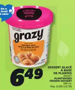 IGA GRAZY PLANT-BASED FROZEN DESSERT offer