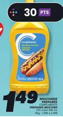 IGA COMPLIMENTS PREPARED MUSTARD offer