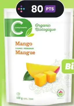 IGA COMPLIMENTS FROZEN ORGANIC FRUITS offer