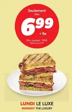 IGA MONDAY THE LUXURY offer