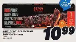 IGA BÂTON ROUGE FRESH PORK BACK RIBS offer