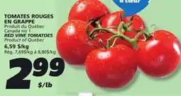IGA RED VINE TOMATOES offer
