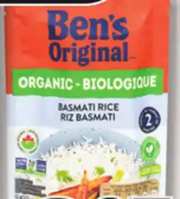 IGA BEN'S ORIGINAL BIOLOGIQUE SIDE DISH OR RICE SIDE DISH offer