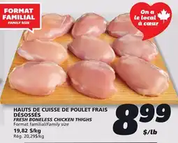 IGA FRESH BONELESS CHICKEN THIGHS offer