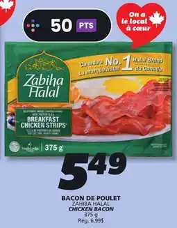 IGA ZAHIBA HALAL CHICKEN BACON offer