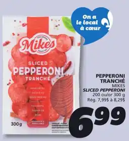 IGA MIKES SLICED PEPPERONI offer