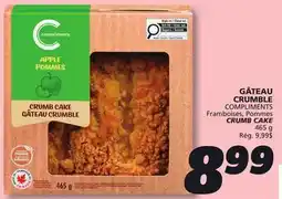 IGA COMPLIMENTS CRUMB CAKE offer