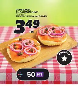 IGA C'EST PRÊT! SMOKED SALMON HALF BAGEL offer