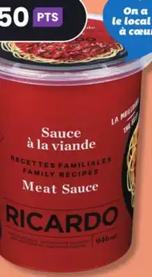 IGA RICARDO MEAT SAUCE offer