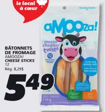 IGA AMOOZA! CHEESE STICKS offer