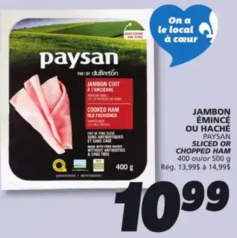 IGA PAYSAN SLICED OR CHOPPED HAM offer
