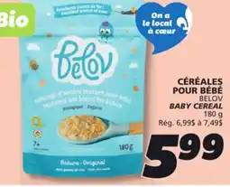 IGA BELOV BABY CEREAL offer