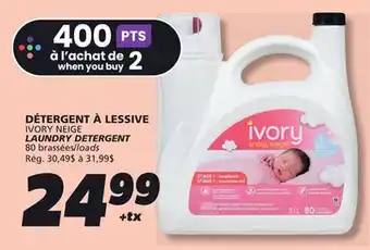 IGA IVORY LAUNDRY DETERGENT offer