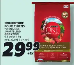 IGA PURINA ONE SMARTBLEND DOG FOOD offer