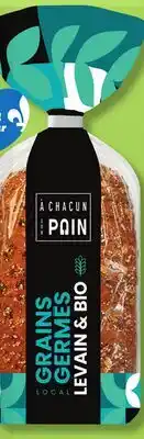 IGA À CHACUN SON PAIN ORGANIC SLICED BREAD offer