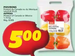 IGA VALEUR PLUS PEPPERS offer