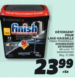 IGA FINISH POWERBALL DISHWASHER DETERGENT offer