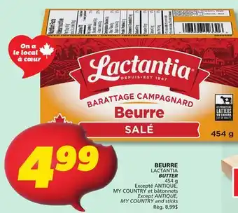 IGA LACTANTIA BUTTER offer