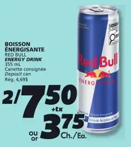IGA RED BULL ENERGY DRINK offer