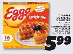 IGA EGGO FROZEN WAFFLES OR PANCAKES offer