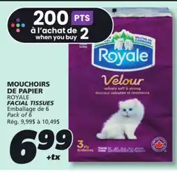 IGA ROYALE FACIAL TISSUES offer