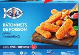 IGA HIGH LINER FROZEN BREADED FISH STICKS offer