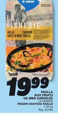IGA LA FISHERIE FROZEN SEAFOOD PAELLA offer
