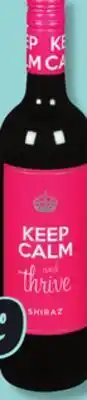 IGA KEEP CALM RED ROSÉ WINE offer
