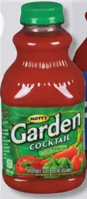 IGA MOTT'S TOMATO CLAM COCKTAIL offer