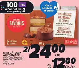 IGA MINI CHEESECAKES offer