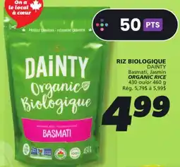 IGA DAINTY Basmati, Jasmin ORGANIC RICE offer