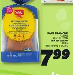 IGA SCHÄR SANS GLUTEN SLICED BREAD offer