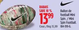 Canadian Tire Mini Spin Football offer