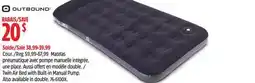 Canadian Tire Outbound Twin Air Bed with Built-in Manual Pump offer