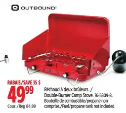 Canadian Tire OUTBOUND Double-Burner Camp Stove offer