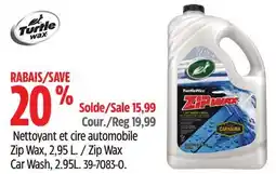 Canadian Tire Zip Wax Car Wash, 2.95L offer