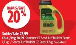 Canadian Tire Scotts Turf Builder EZ Seed, 1.7kg offer