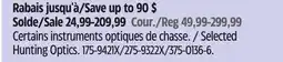 Canadian Tire Selected Hunting Optics offer