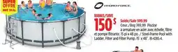 Canadian Tire HYDRO-FORCE Steel-Frame Pool with Ladder, Filter and Filter Pump offer