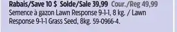 Canadian Tire Lawn Response 9-1-1 Grass Seed, 8kg offer