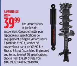 Canadian Tire Shocks & Strut Assemblies offer